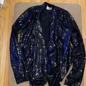 Black sequin blazer